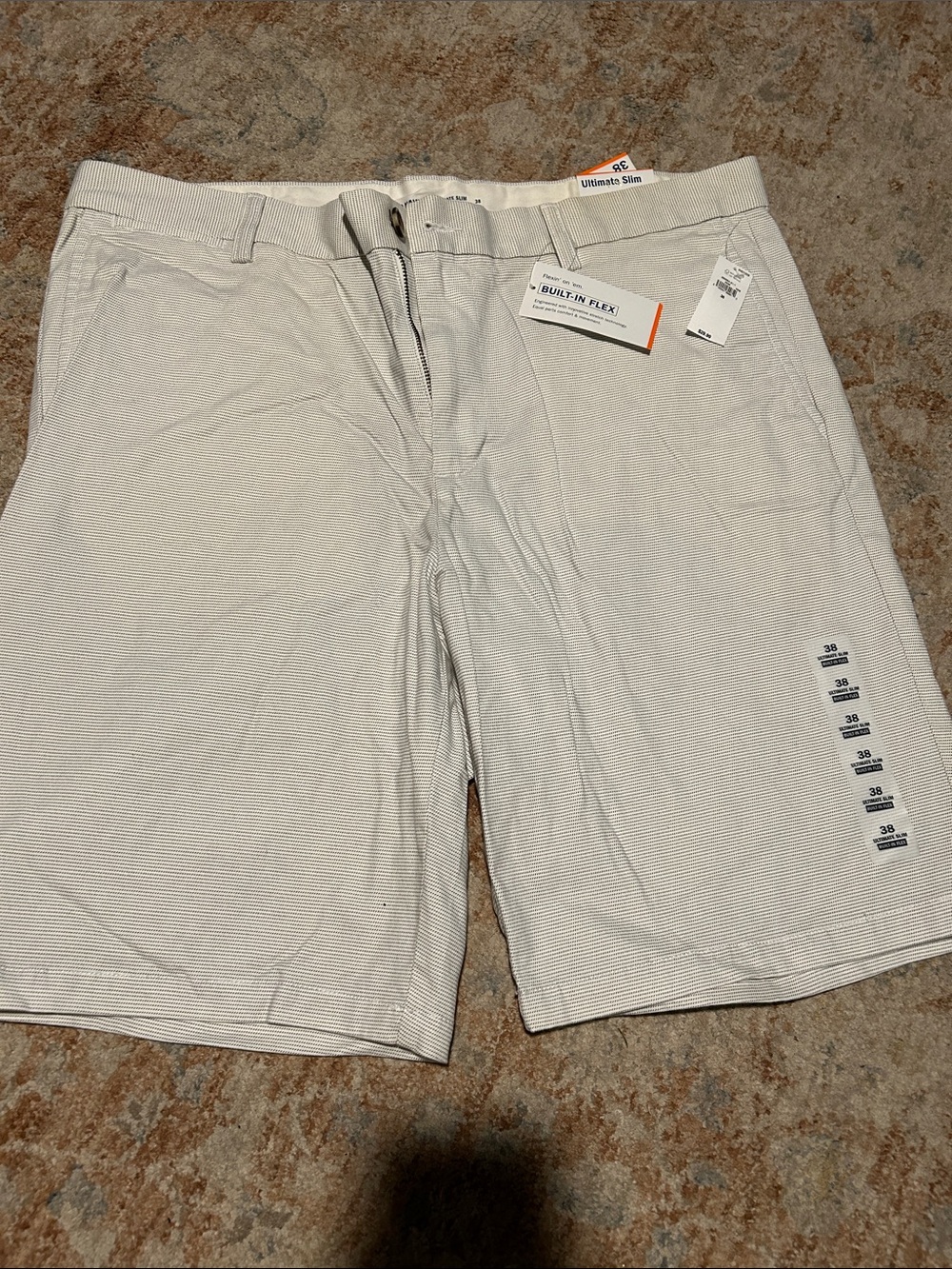 Men's Old Navy Lightweight Stretch Shorts - Off-White